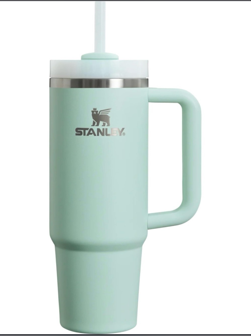 Stanley 40oz Green Travel Mug with Handle